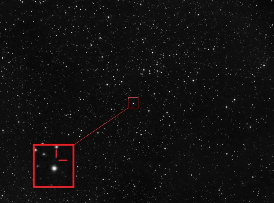 Comet C/2012 C1: astrophotograph by Pete Lawrence