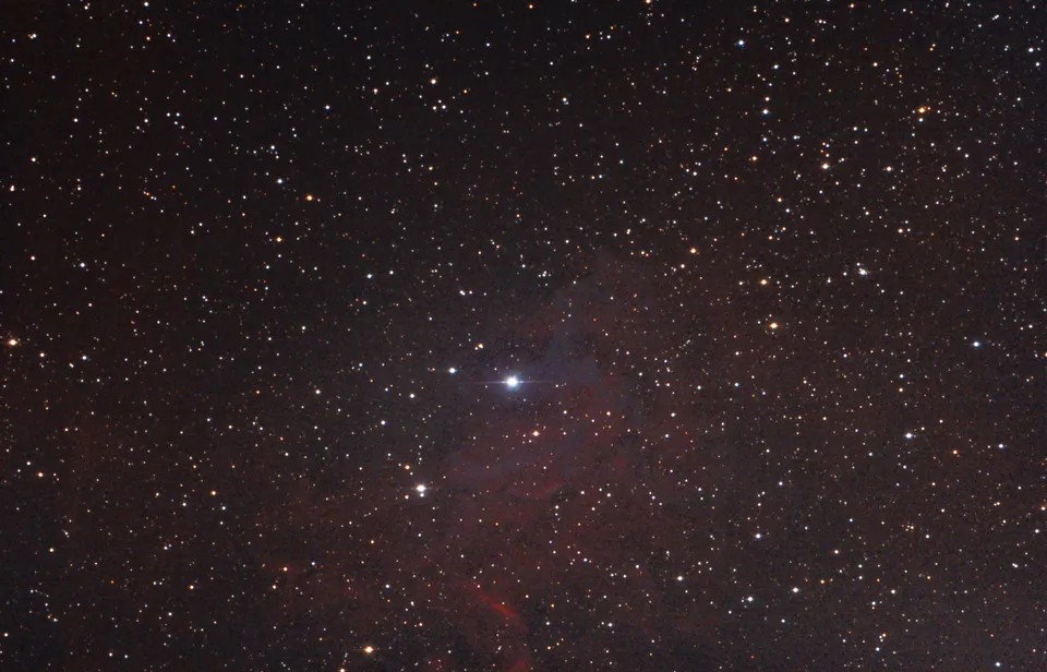 Flaming Star Nebula: astrophotograph by Pete Lawrence