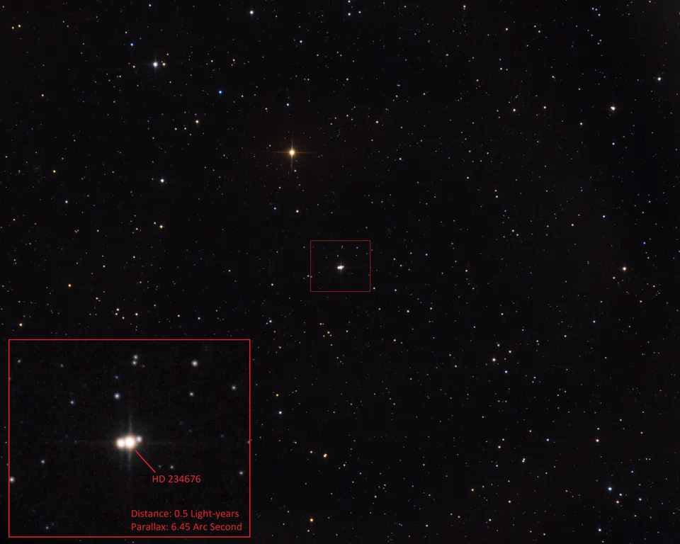 HD 234676: astrophotograph by Pete Lawrence