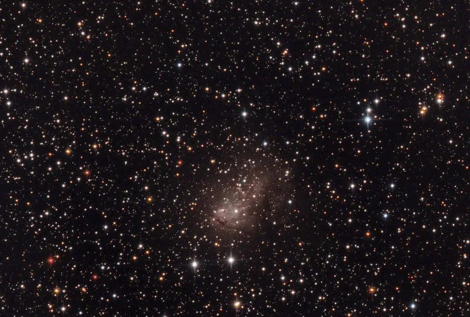IC10: astrophotograph by Pete Lawrence
