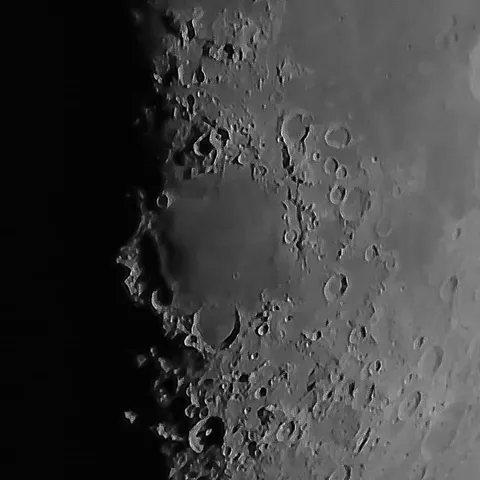 Mare Nectaris (Sea of Nectar): astrophotograph by Pete Lawrence