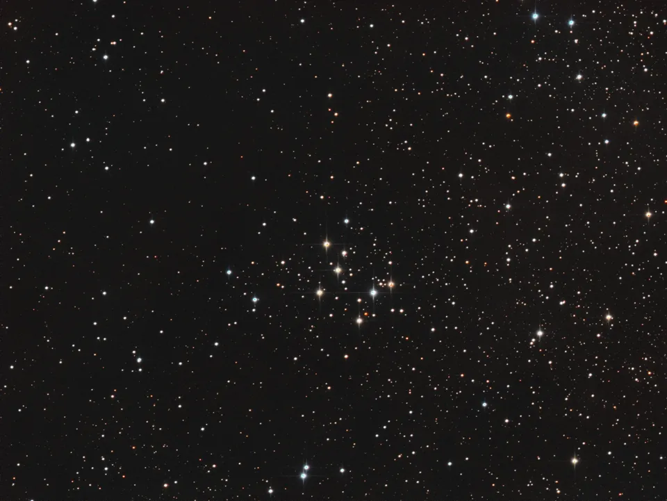 Messier 29: astrophotograph by Pete Lawrence