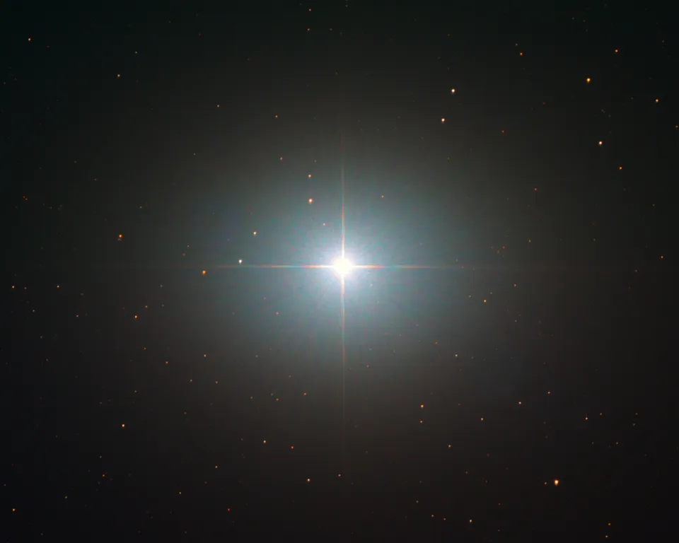 Sirius: astrophotograph by Pete Lawrence