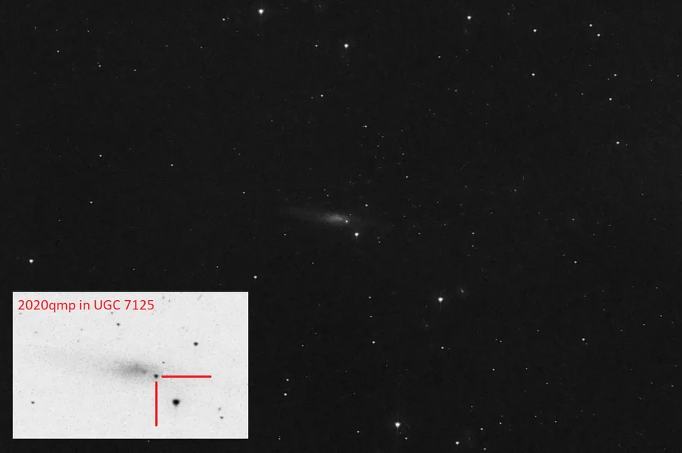 SN2020qmp: astrophotograph by Pete Lawrence