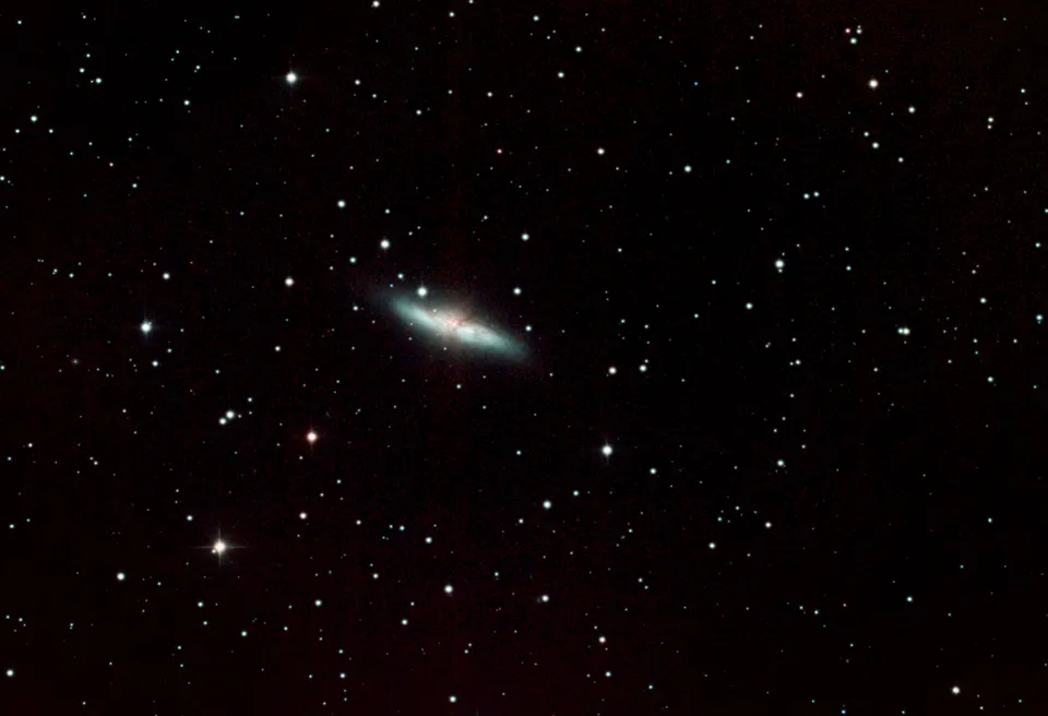 The Cigar Galaxy: astrophotograph by Pete Lawrence