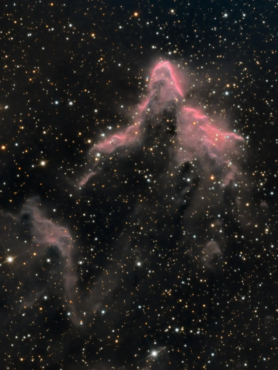 The Ghost of Cassiopeia (Cropped): astrophotograph by Pete Lawrence