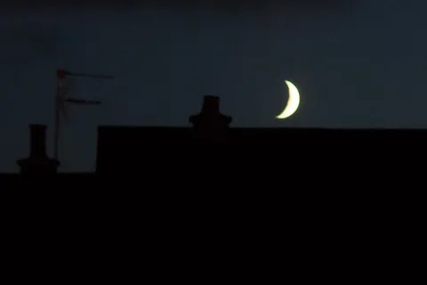 The Moon (15% Illumination): astrophotograph by Pete Lawrence