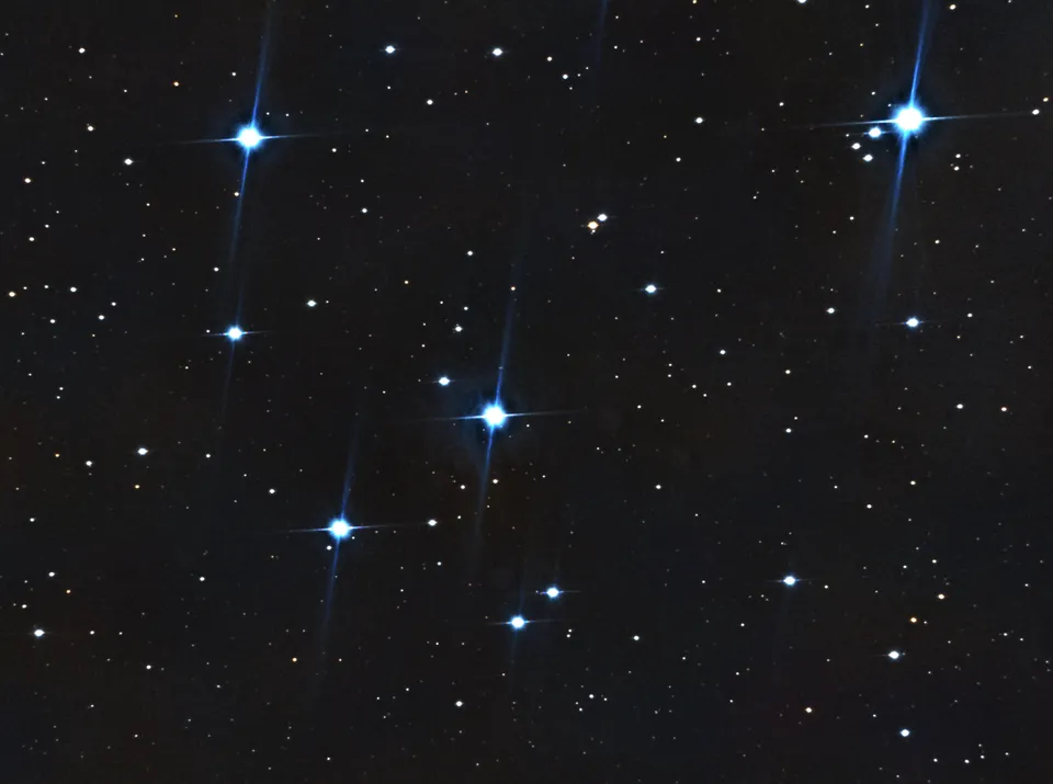 The Pleiades: astrophotograph by Pete Lawrence